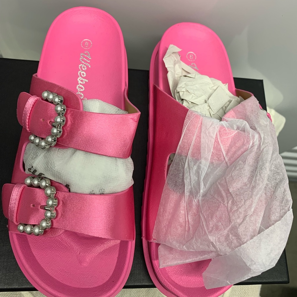 Pink sandals
